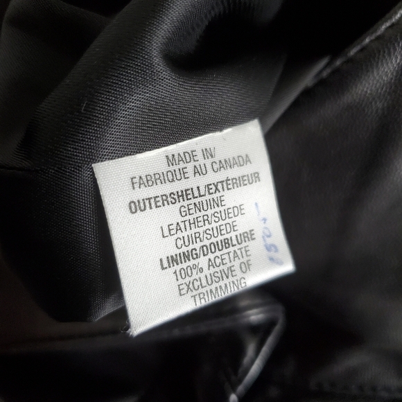 Roger Edwards High Waist Genuine Leather Black Pants Size 6 - Picture 9 of 9